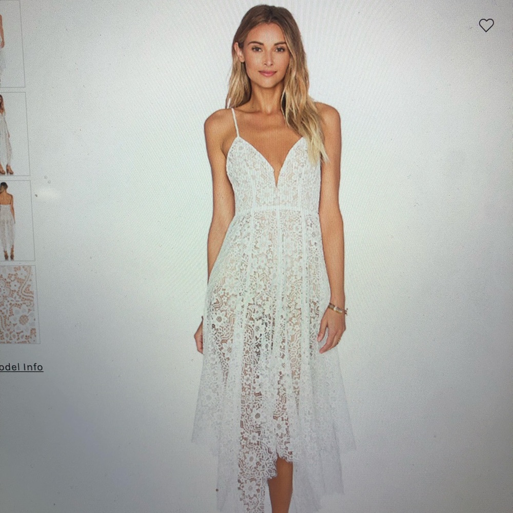 For Love & Lemons Rosemary midi dress